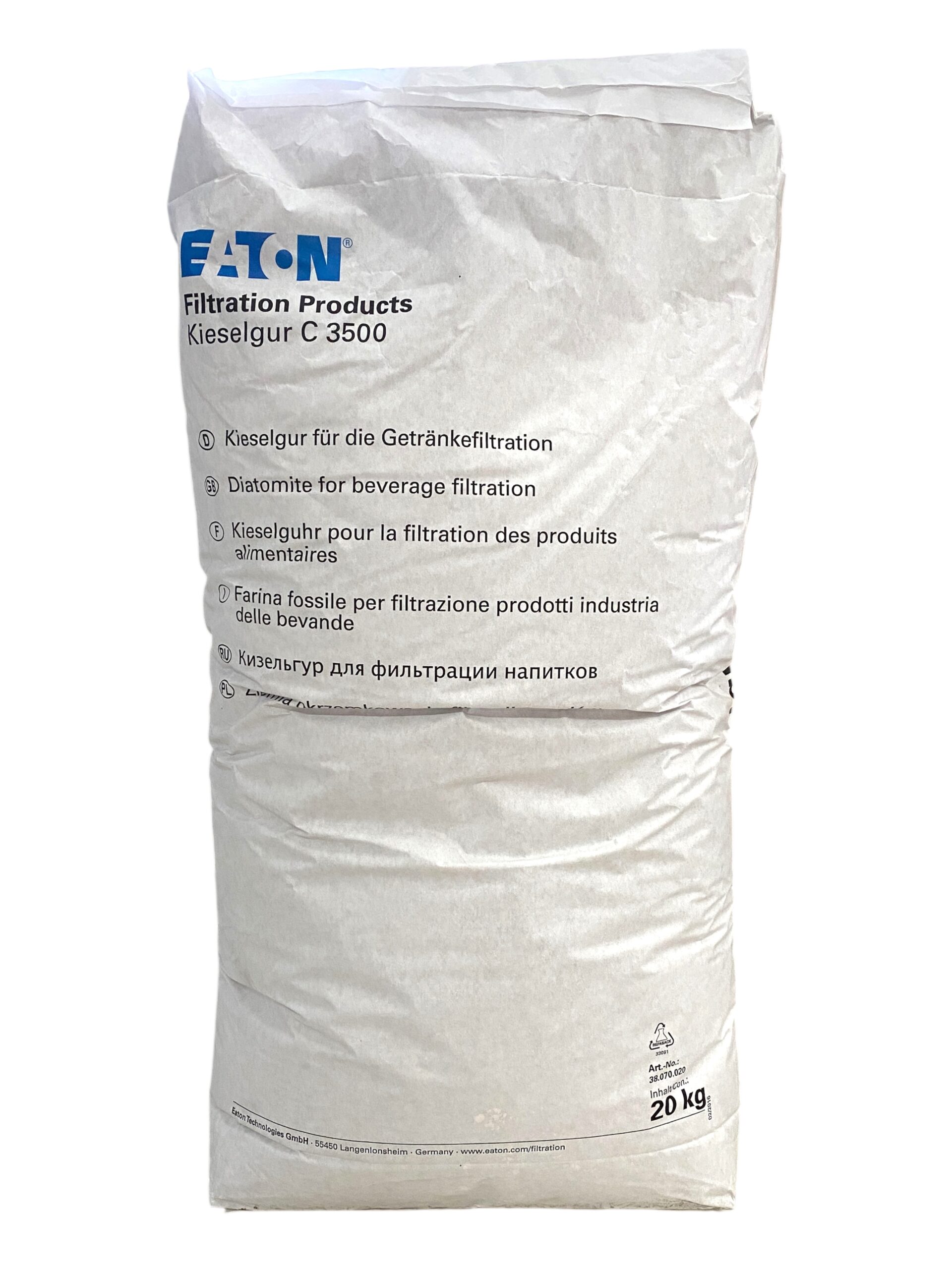 Abbildung ähnlich - Kieselgur C 3500 - Filtermaterial - Der Weinbaukasten GmbH