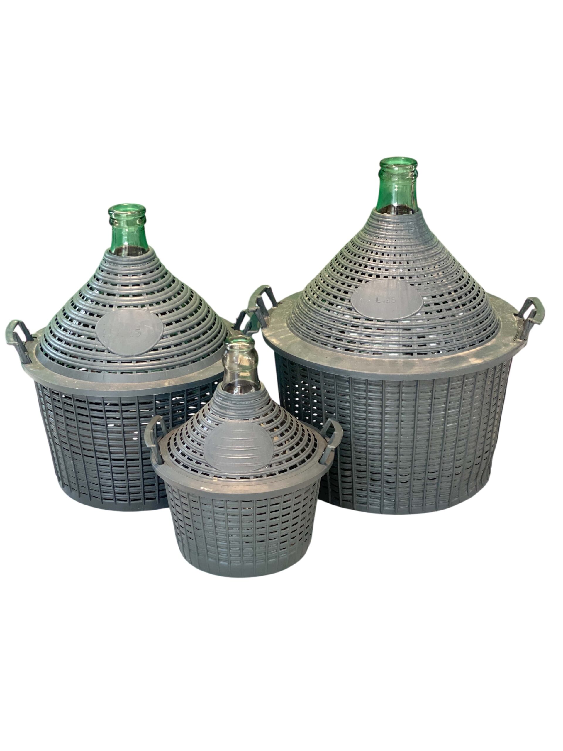 Abbildung ähnlich - Glasballon im Polykorb - Glasballons - Der Weinbaukasten GmbH