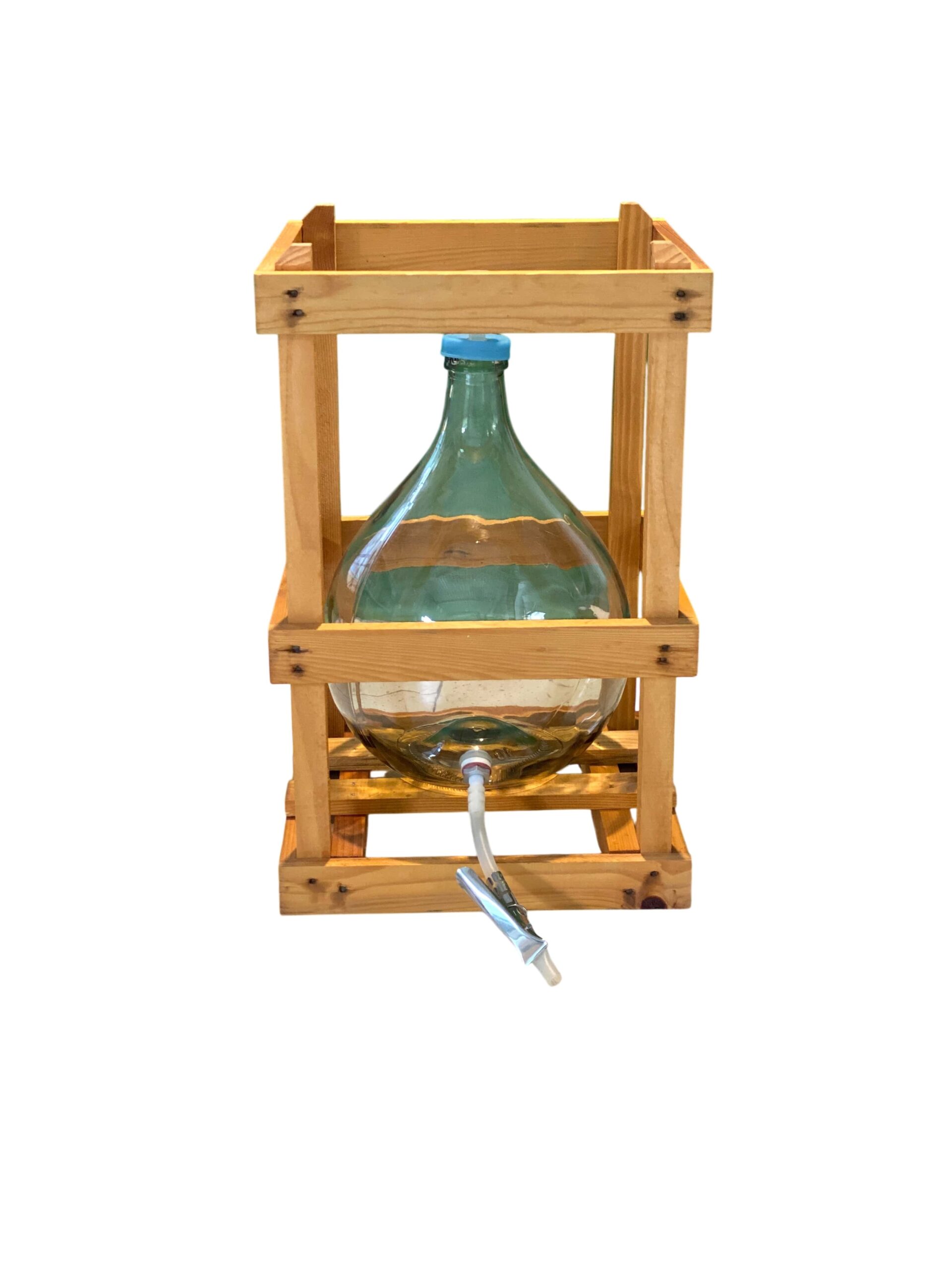 Abbildung ähnlich - Glasballon im Holzgestell - Glasballons - Der Weinbaukasten GmbH