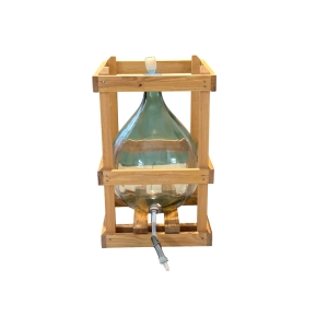 Abbildung ähnlich - Glasballon im Holzgestell - Glasballons - Der Weinbaukasten GmbH