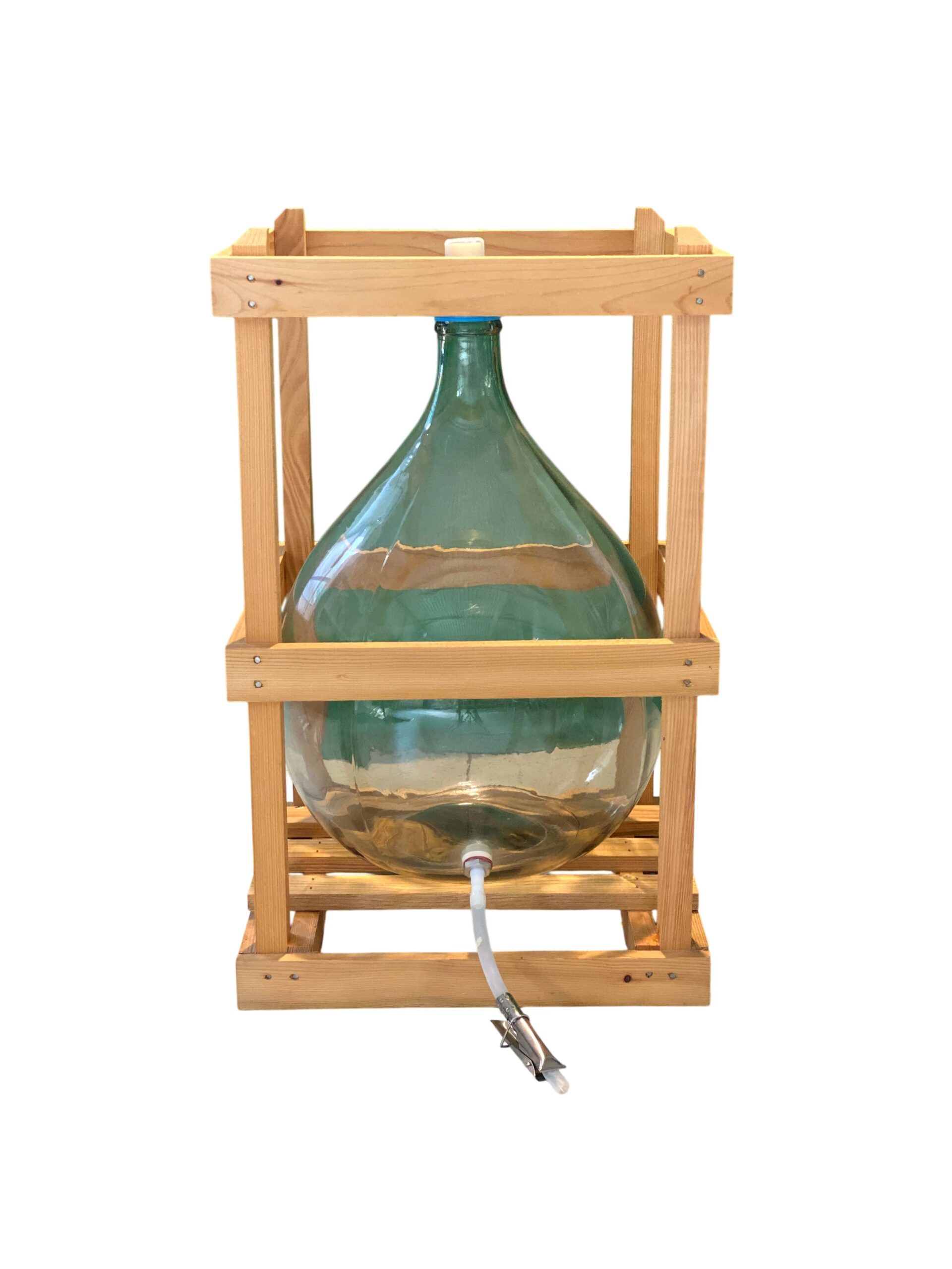 Abbildung ähnlich - Glasballon im Holzgestell - Glasballons - Der Weinbaukasten GmbH