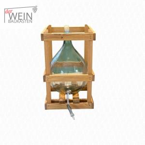 Abbildung ähnlich - Glasballon im Holzgestell - Glasballons - Der Weinbaukasten GmbH