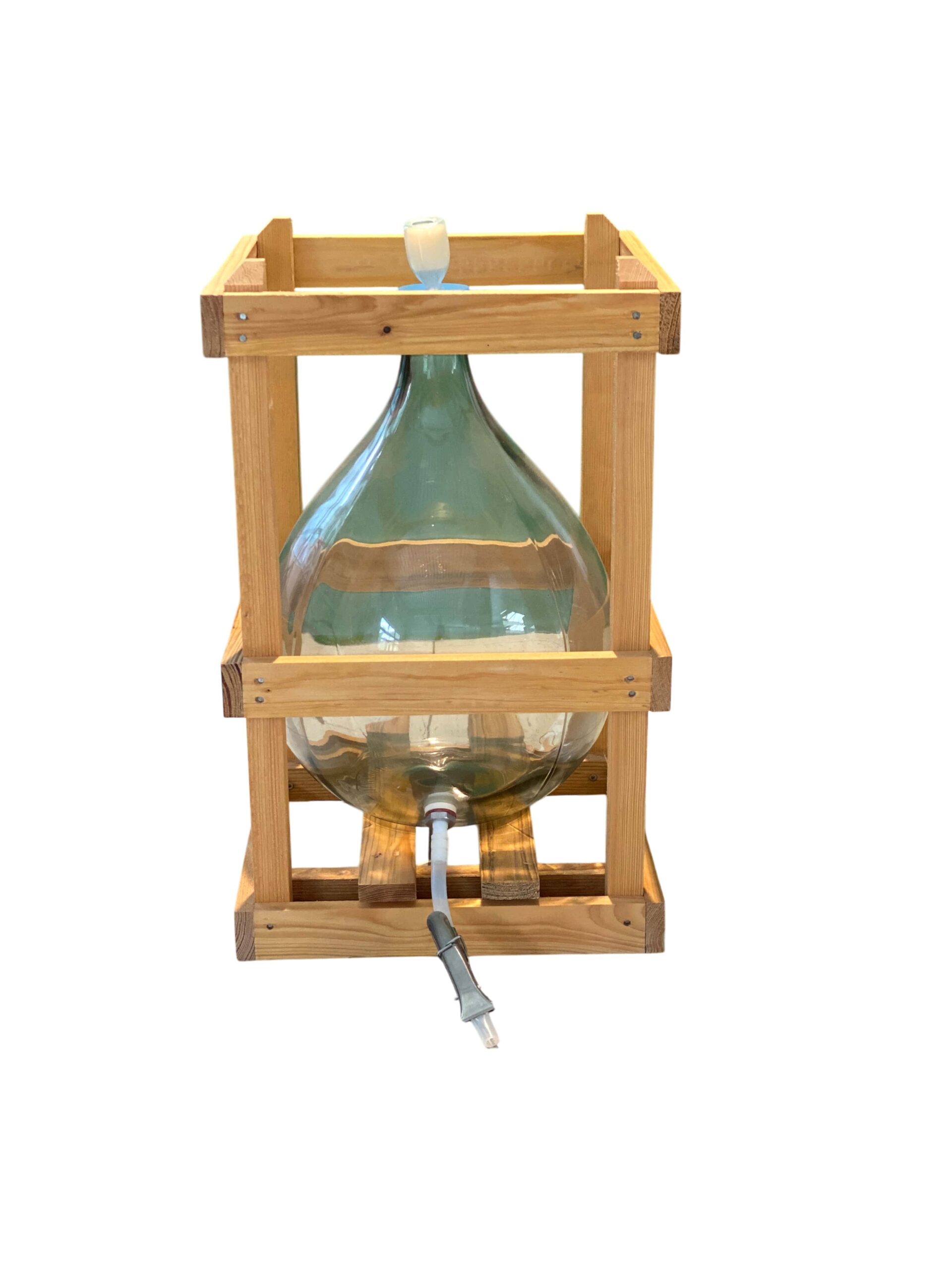 Abbildung ähnlich - Glasballon im Holzgestell - Glasballons - Der Weinbaukasten GmbH