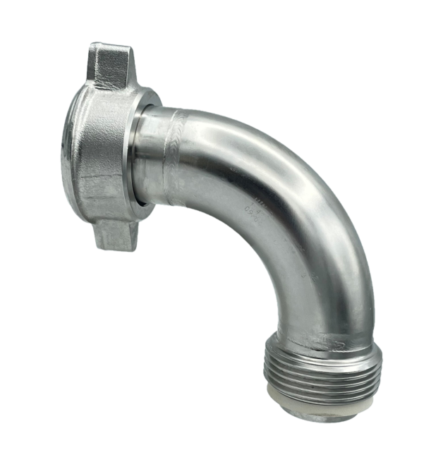 Abbildung ähnlich - 90°-Bogen 32 Mzr. - VA - Armaturen - Der Weinbaukasten GmbH