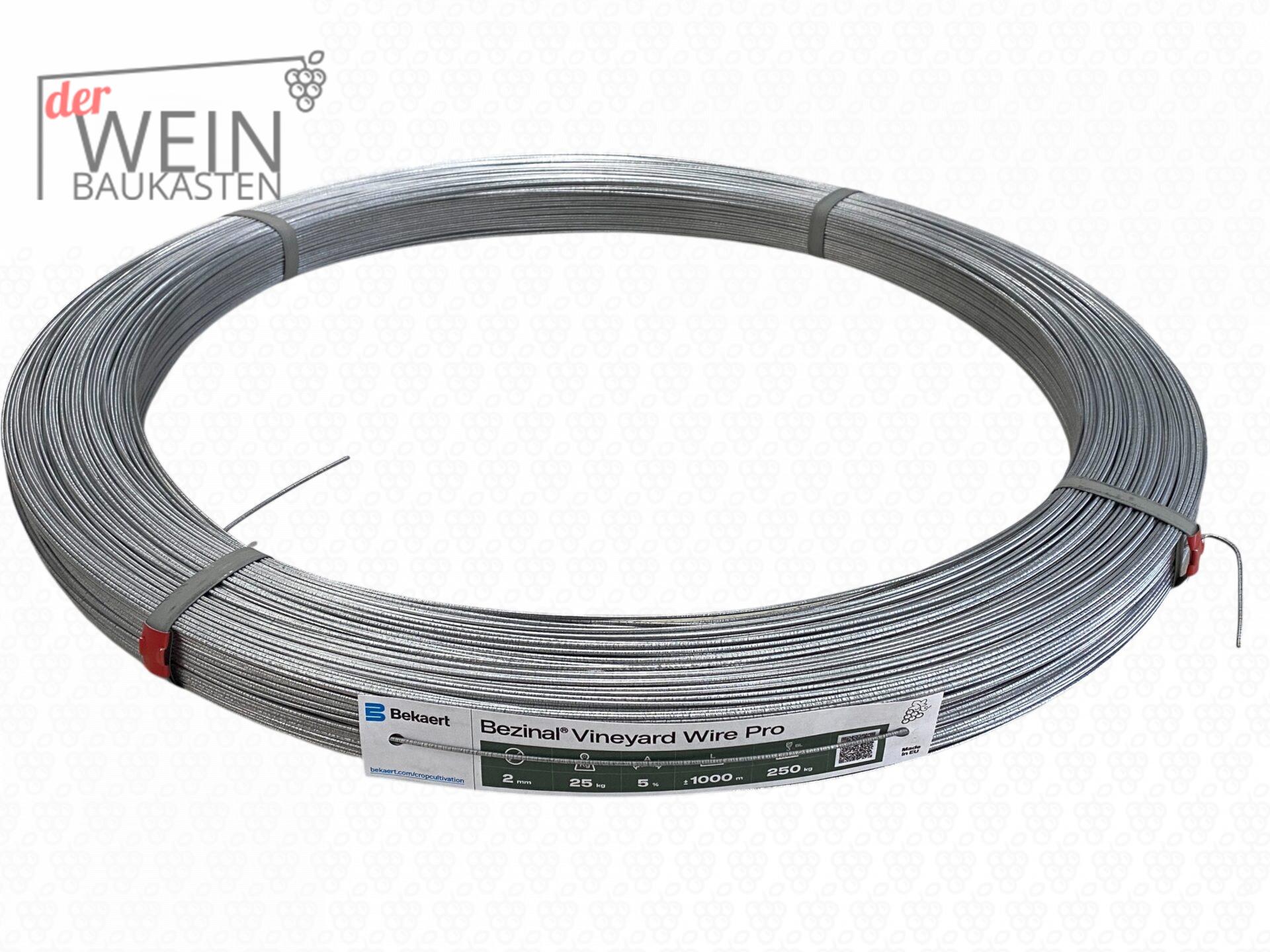 Bekaert Spanndraht Pro, Bezinal 2000 2,00 mm, 25 kg Ring