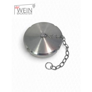 Blindkappe - VA NW40 - mit Knopf und Kette