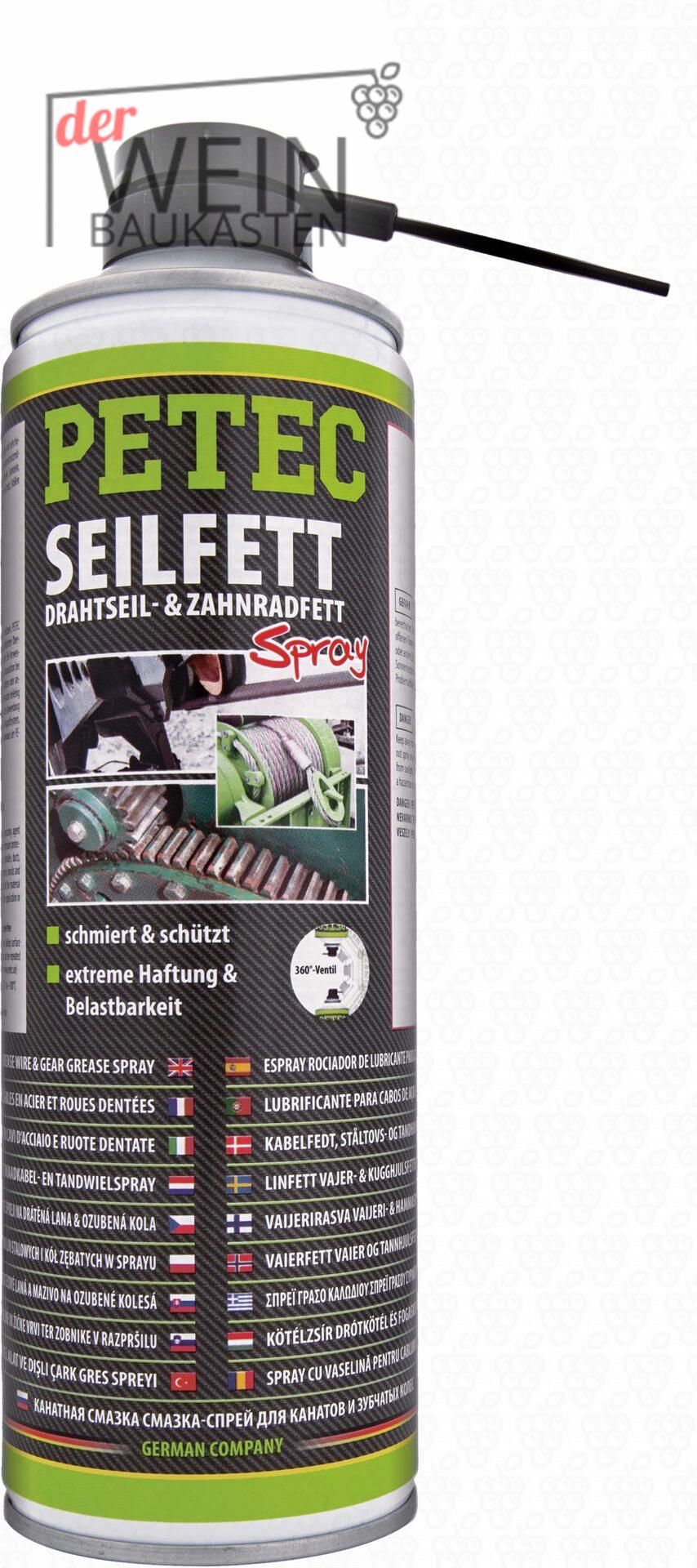 Seilfett, Drahtseil- & Zahnradfett Spray 500ml
