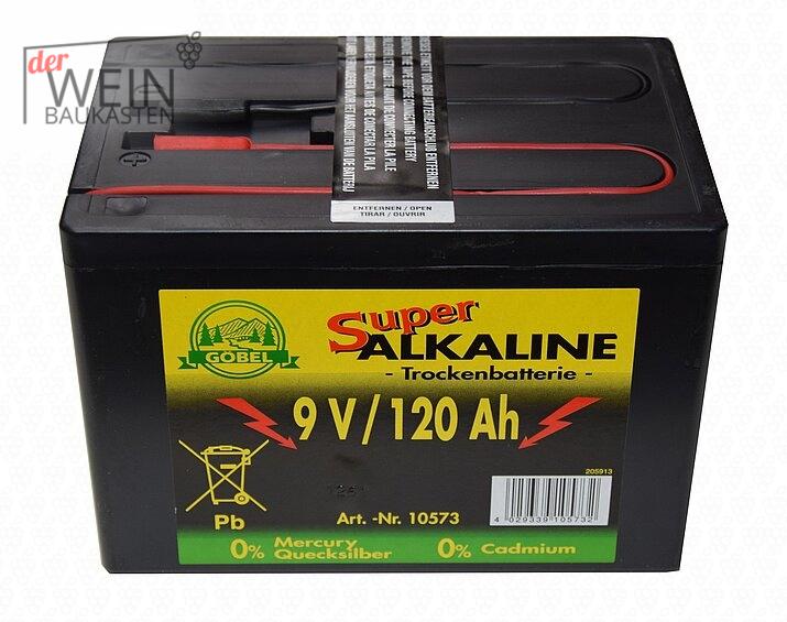 Trockenbatterie 120 AH - 9V - alkalisch - klein