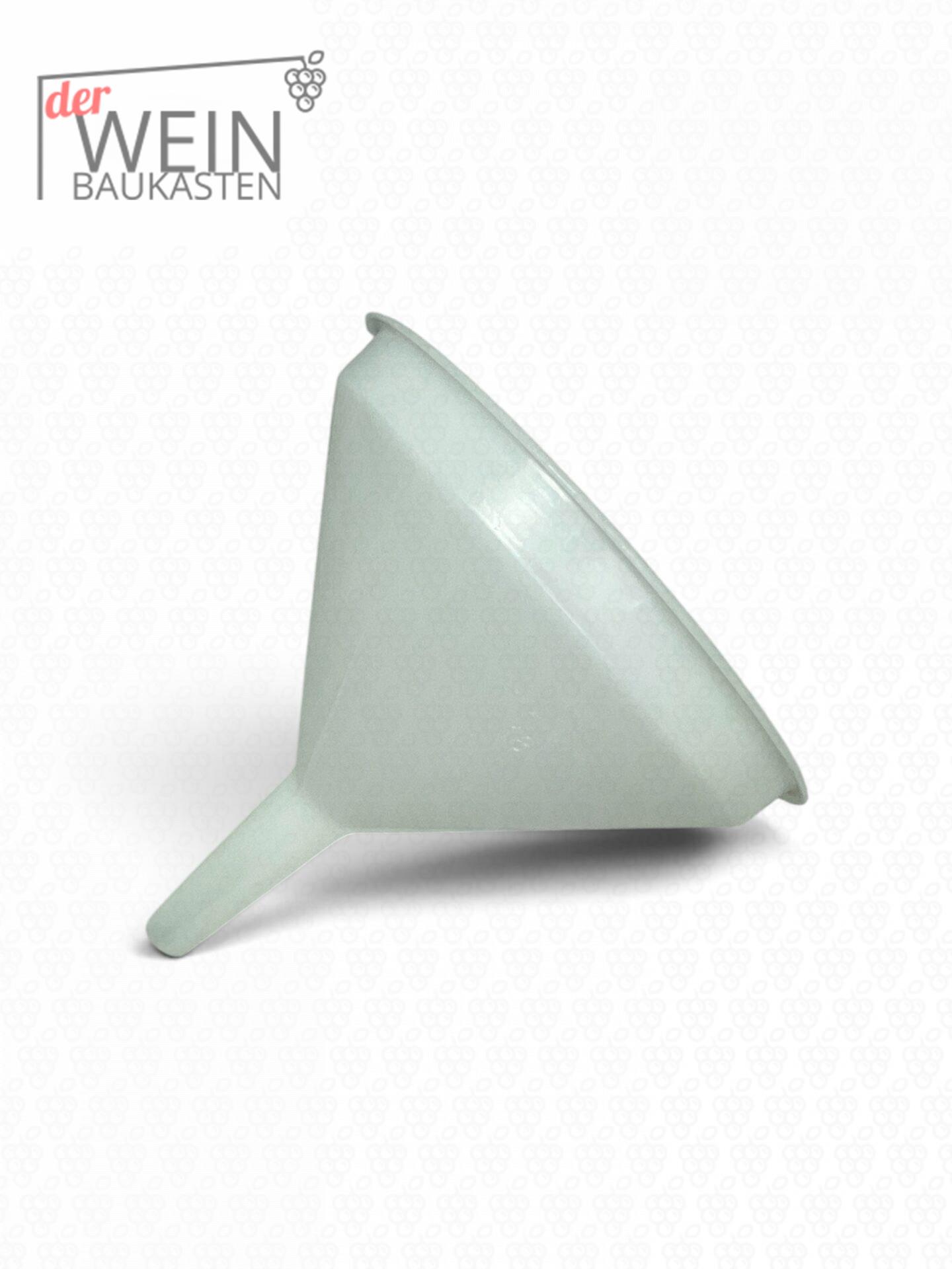 Kunststofftrichter 8cm / weiß
