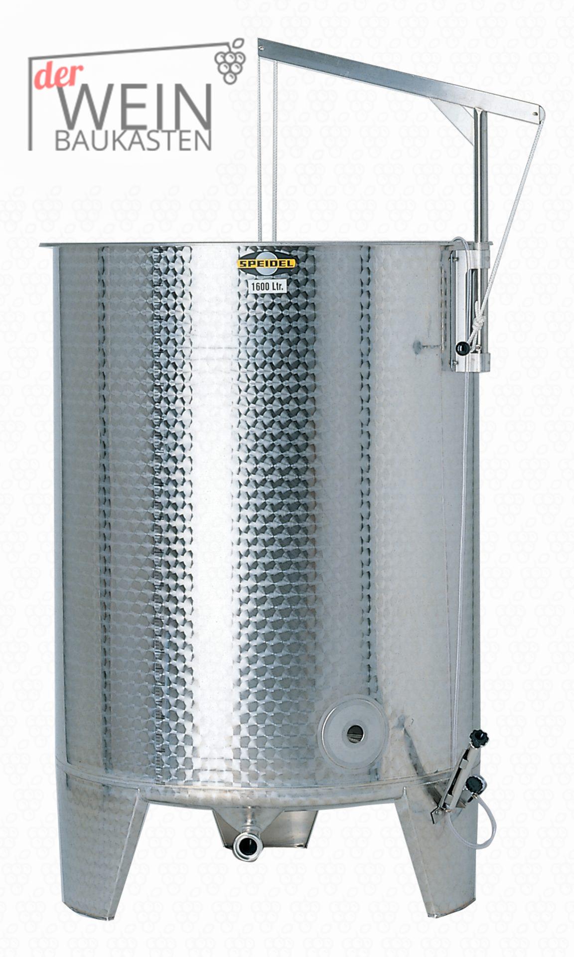 FO-120 1600 Liter Immervollbehälter, Galgen, Deckel & Pumpe