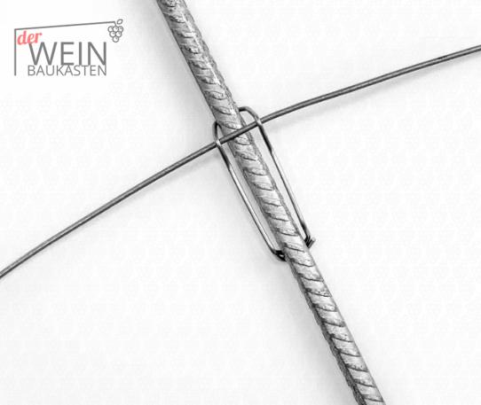 IDEEFIX S / Pflanzstab-Halteklammer für Pflanzstäbe von 6 - 8mm