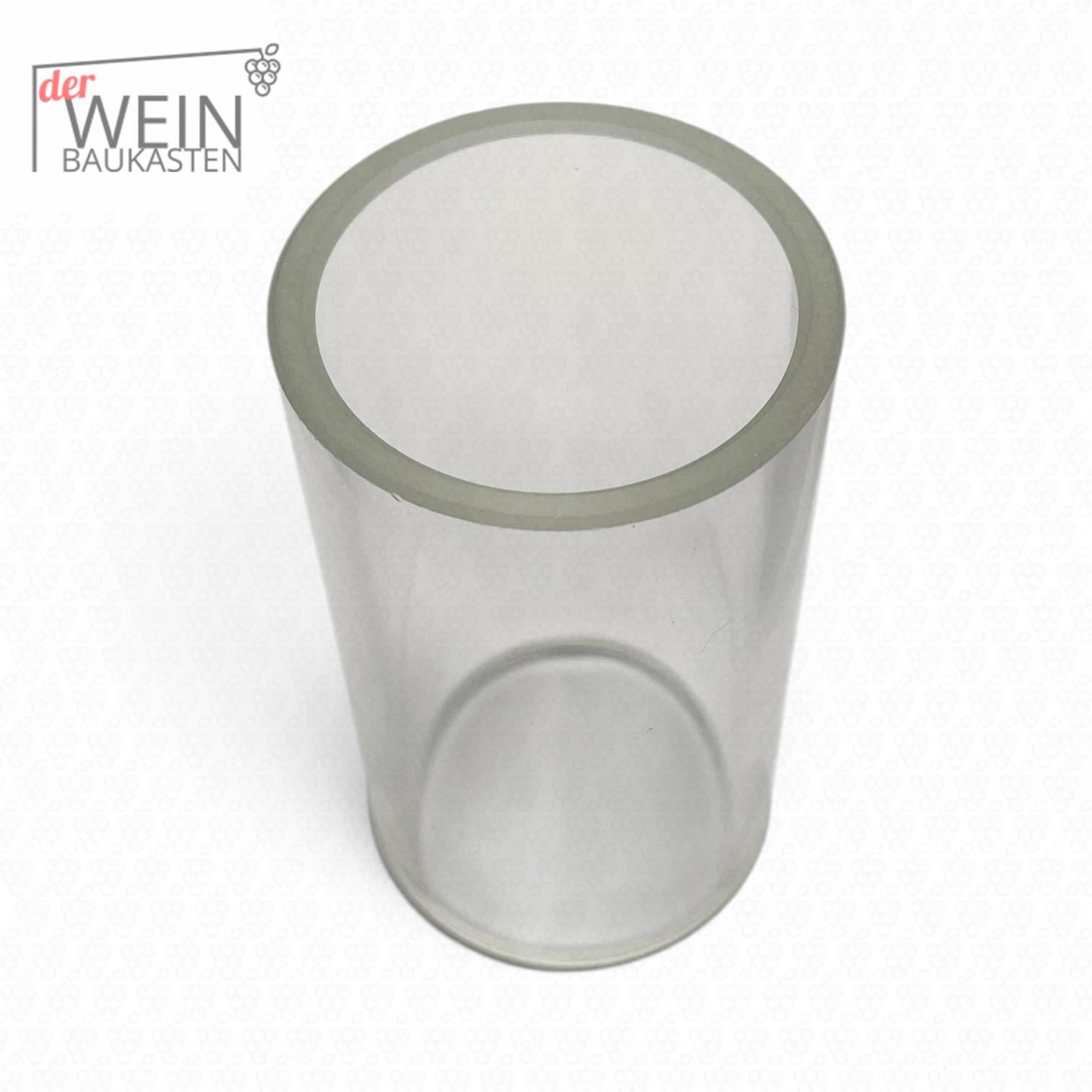 Glaszylinder für Schauglas DN32 AD=40 x Wd 3,0 x 70mm Länge