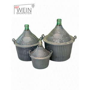 Glasballon im Polykorb 5 Liter
