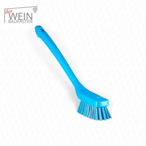 Schmale Reinigungsbürste mit langem Stiel, 420 mm, Hart, Blau