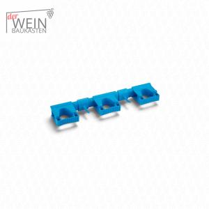 Hygienisches Hi-Flex-Wandhalterungssystem 420 mm, Blau