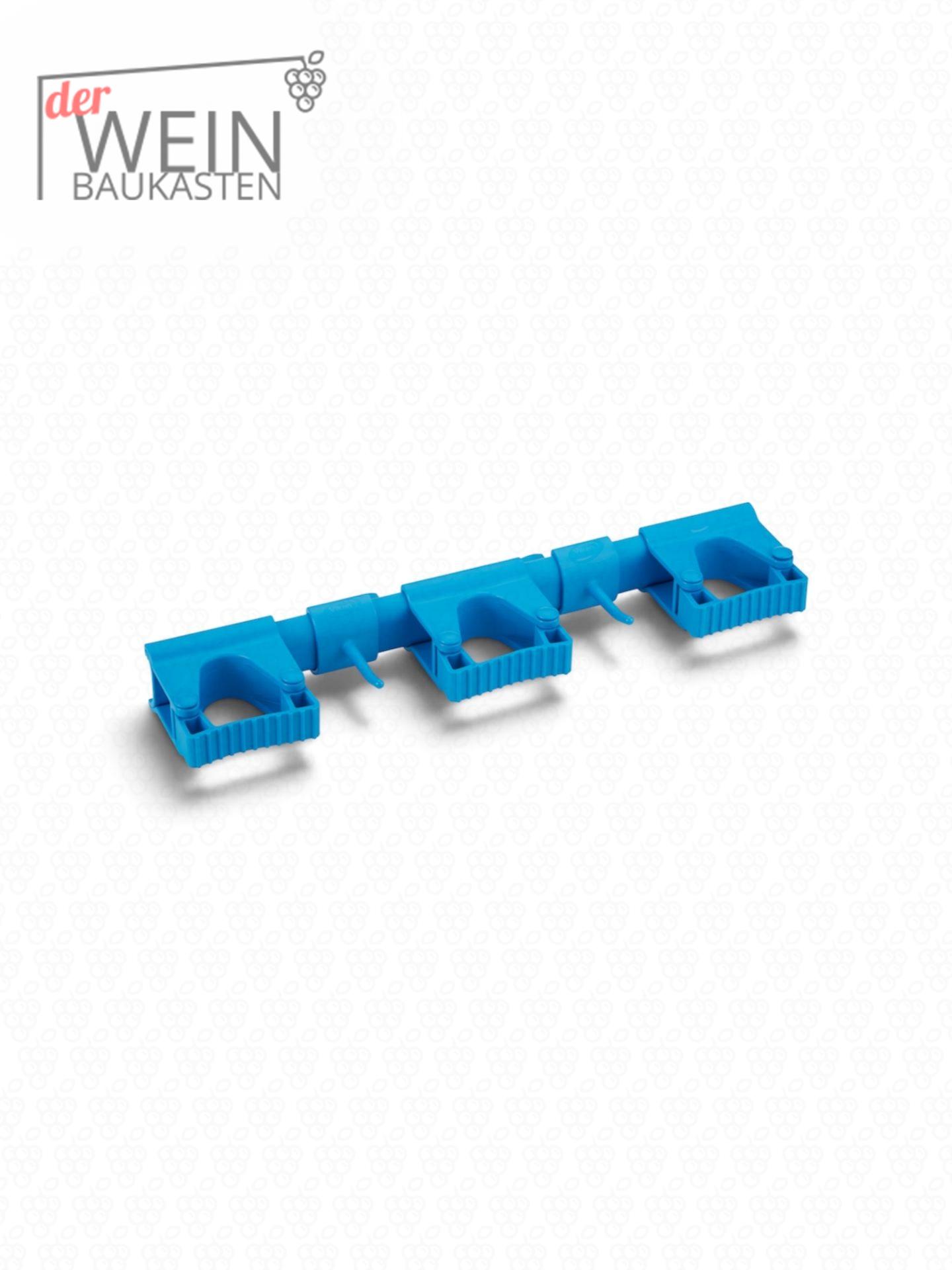 Hygienisches Hi-Flex-Wandhalterungssystem 420 mm, Blau