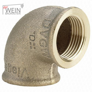 90° Bogen - Messing