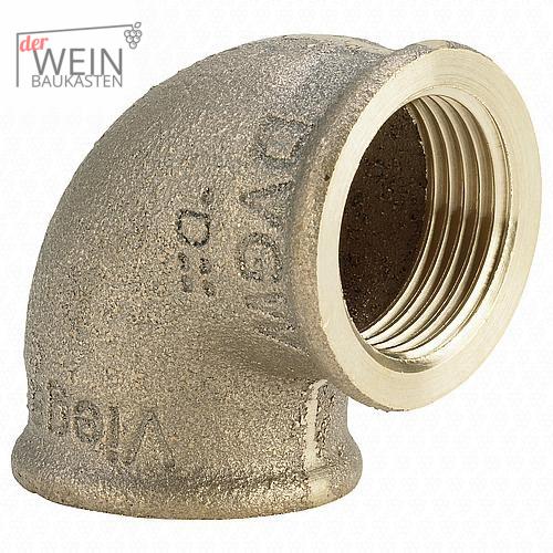90° Bogen - Messing