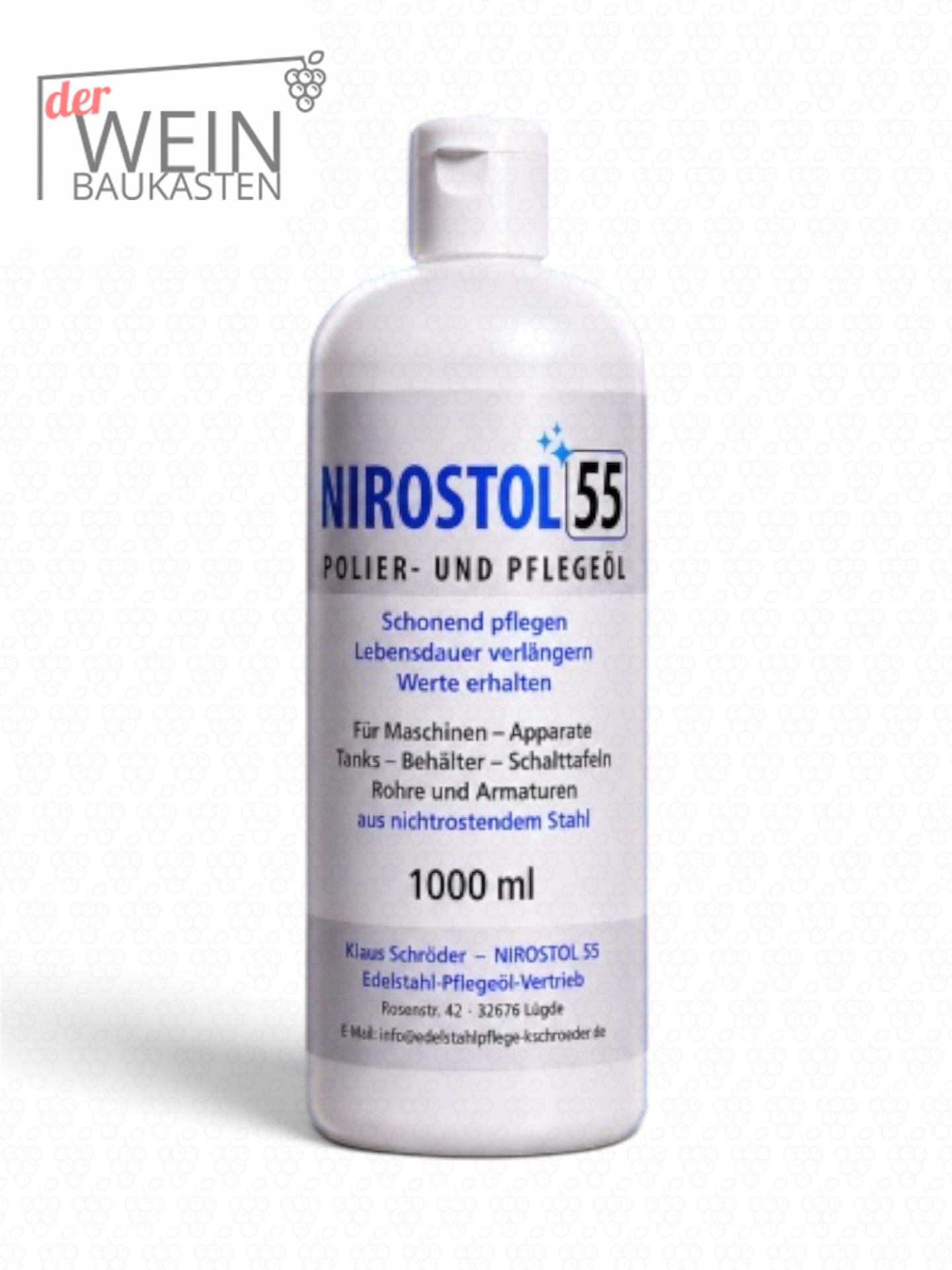 Nirostol 55 - Edelstahlpflegeöl 1 Liter