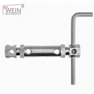SPANNSYSTEM für TEC-Mini-Endpfahl Zylinder 65 x 15 inkl. Stab-Fixierung